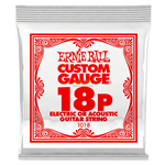Corda acciaio liscia chitarra elettrica/acustica ERNIE BALL 1018 - cal. 018