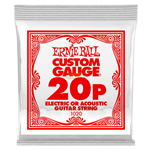 Corda acciaio liscia chitarra elettrica/acustica ERNIE BALL 1020 - cal. 020