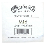 Corda chitarra acustica MARTIN M16HTT - plain steel - cal. .016