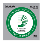 Corda nickel chitarra elettrica D'ADDARIO NW042 round wound - cal. 042