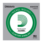 Corda nickel chitarra elettrica D'ADDARIO NW039 round wound - cal. 039
