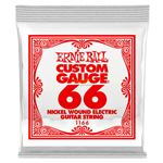 Corda nickel chitarra elettrica ERNIE BALL 1166 round wound - cal. 066