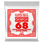 Corda nickel chitarra elettrica ERNIE BALL 1168 round wound - cal. 068