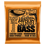 Muta corde basso elettrico 4 corde ERNIE BALL 2833 Hybrid Slinky - nickel wound - .045 .065 .085 .105 - long scale